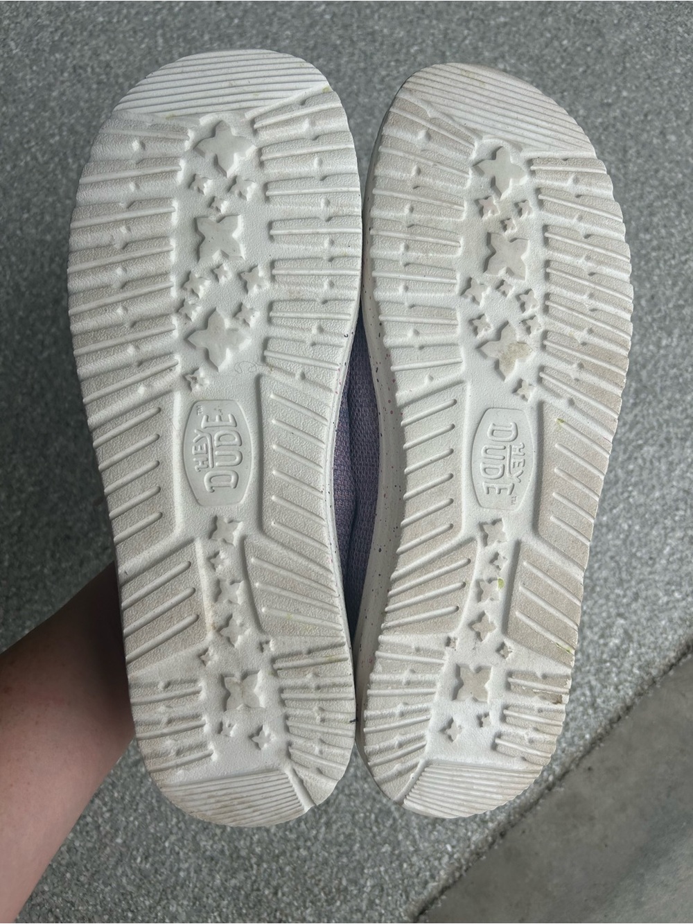 Hey Dude Women’s Purple Wendy Stretch Sox Lavender Knit Slip-On Sneakers Size W9 - Picture 6 of 7